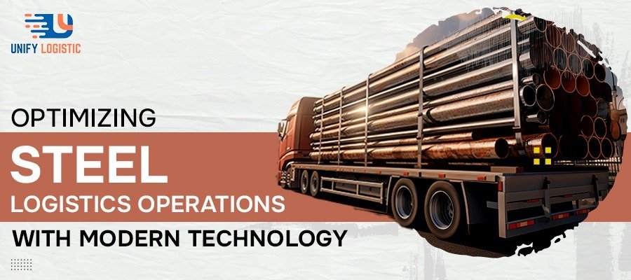 Steel logistics operations with modern technology