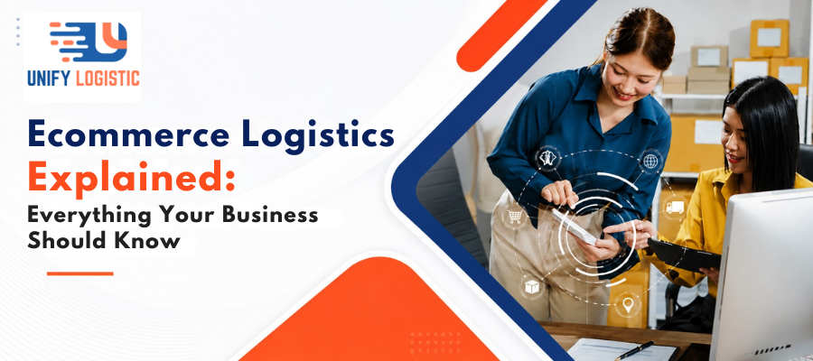 Ecommerce logistics for online businesses, including inventory management, order fulfillment, and shipping.